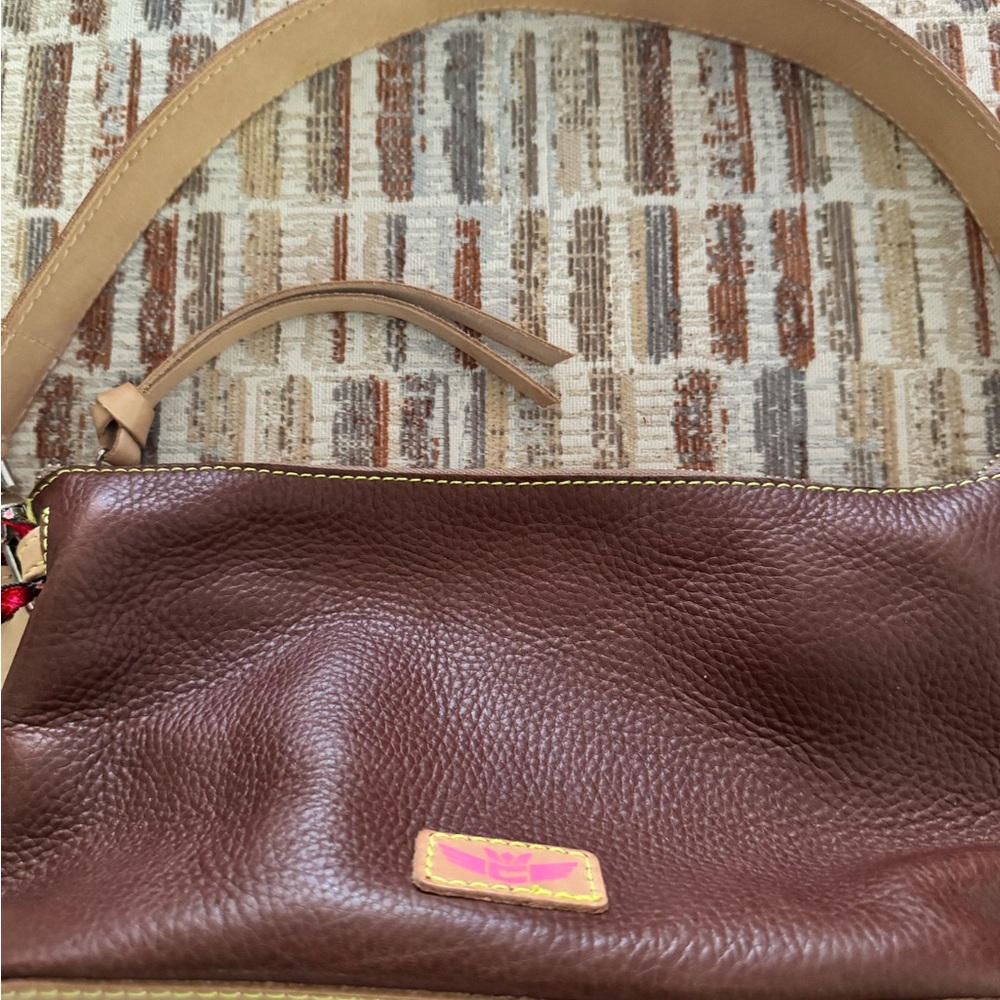 Brown Leather Shoulder Bag